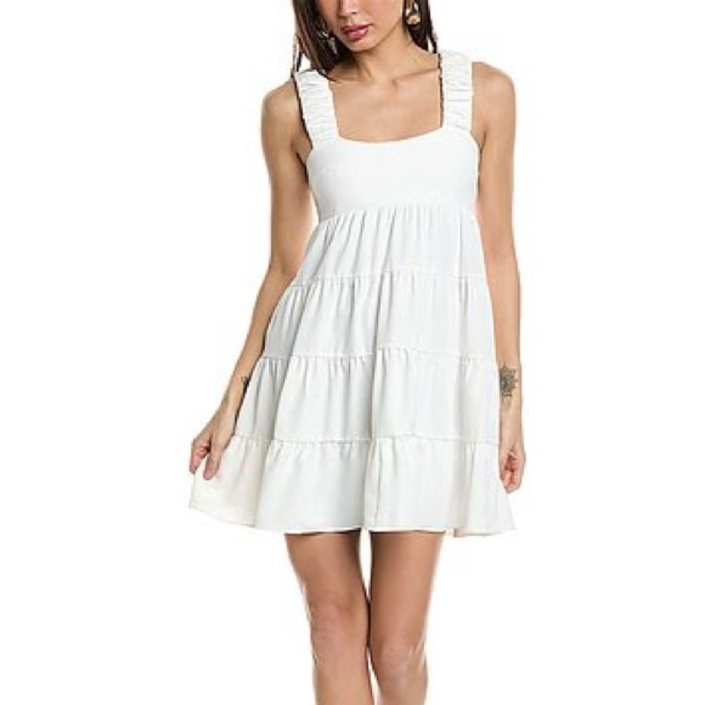 AMANDA UPRICHARD Nicolia Tiered Mini Dress